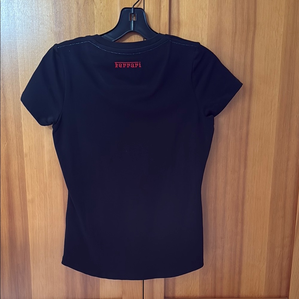 Ferrari Red and Blue Fitted Polo Tee - Picture 7 of 7